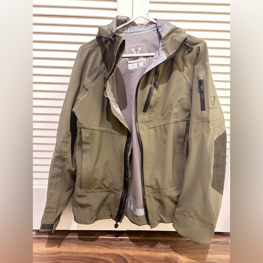 Forloh Small Men's ALLCLIMA 3L RAIN JACKET in Forloh Green